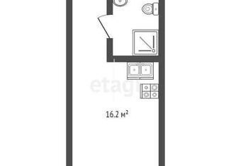 Продажа квартиры студии, 16.2 м2, Тюмень, улица Пермякова, 43, Восточный округ