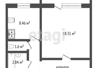 Продам 1-ком. квартиру, 40 м2, Челябинск, Якутская улица, 9, ЖК Квартал на Дзержинского