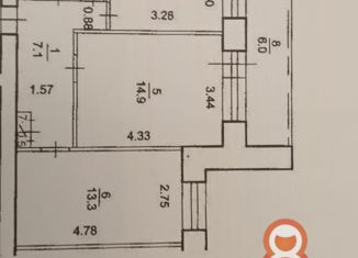 Продаю 2-ком. квартиру, 53.4 м2, Республика Башкортостан, улица Левитана, 36