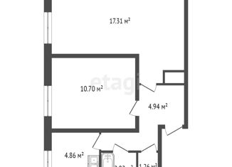 Продажа 2-комнатной квартиры, 42 м2, Санкт-Петербург, Невский район, улица Цимбалина, 34