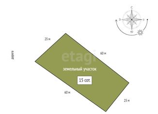 Земельный участок на продажу, 15 сот., коттеджный поселок Андреев Посад