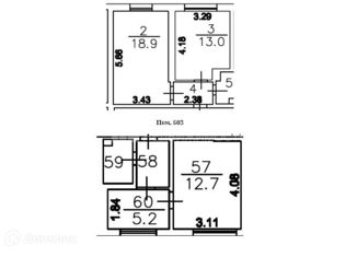 Сдам в аренду офис, 18.8 м2, Москва, Азовская улица, 6к3, район Зюзино