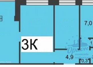 Продаю трехкомнатную квартиру, 58 м2, Нижний Новгород, улица Дружаева, 3, метро Комсомольская