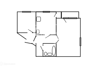 Продаю 2-комнатную квартиру, 37 м2, село Култаево, улица Мира, 5