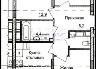 Продаю 3-ком. квартиру, 62.3 м2, Нижний Новгород, ЖК Новая Кузнечиха, Новокузнечихинская улица, 6