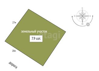 Продам участок, 7.9 сот., коттеджный посёлок Живой Ручей-2, коттеджный посёлок Живой ручей-2, 116