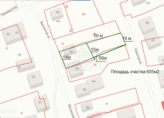 Продам земельный участок, 6.05 сот., Челябинская область, Вокзальная улица, 62