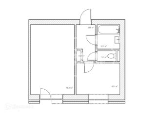 Продается 1-комнатная квартира, 28 м2, Губаха, проспект Свердлова, 4А