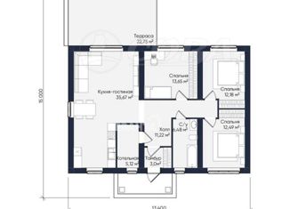 Продаю дом, 100 м2, коттеджный посёлок Решетникова-2, Миндальная улица