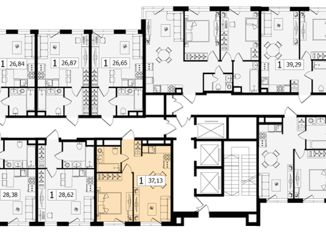 Однокомнатная квартира на продажу, 37.13 м2, Москва, улица Зорге, 9, ЖК Зорге 9