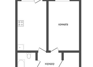 Продажа однокомнатной квартиры, 42 м2, Омск, бульвар Архитекторов, 13