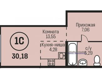 Продается квартира студия, 30.18 м2, рабочий поселок Южный, Южный тракт, 15к1