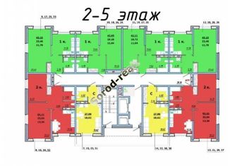 Продаю 1-ком. квартиру, 42.11 м2, село Агой, Горная улица, 1