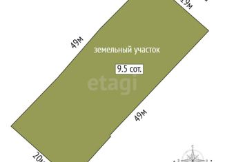 Земельный участок на продажу, 9.5 сот., Симферополь, Железнодорожный район, Мелитопольская улица