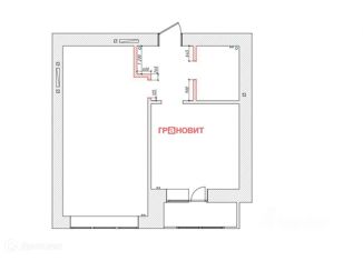 2-комнатная квартира на продажу, 48 м2, Новосибирск, Красный проспект, 222/2, ЖК Красный Проспект