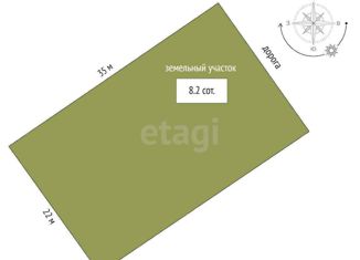 Участок на продажу, 8.2 сот., село Трёхпрудное