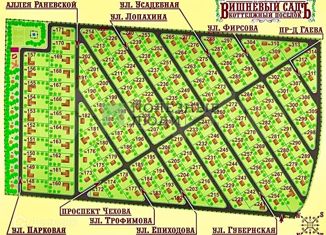 Продаю земельный участок, 8.63 сот., коттеджный посёлок Вишнёвый сад, Губернская улица