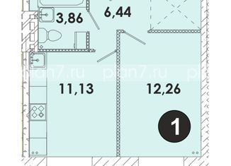 Продаю 1-ком. квартиру, 34.6 м2, поселок Дзержинск, жилой комплекс Лето, 3