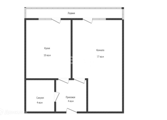 1-комнатная квартира на продажу, 35.4 м2, Краснодар, ЖК Отражение, Конгрессная улица, 41к1