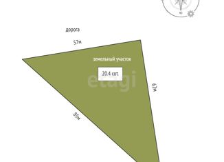 Продам участок, 20.4 сот., село Тепловка, 35К-009