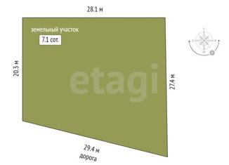 Продаю участок, 7.1 сот., село Ембаево