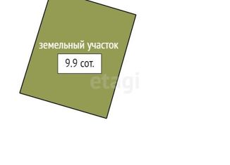 Продажа земельного участка, 9.9 сот., деревня Кубеково, Центральная улица