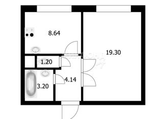 Продажа 1-комнатной квартиры, 37 м2, Новосибирск, микрорайон Горский, 86, метро Студенческая
