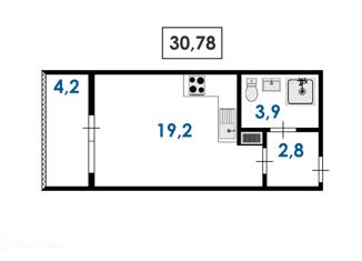 Продается квартира студия, 31 м2, Санкт-Петербург, Литовская улица, 2Х, Литовская улица