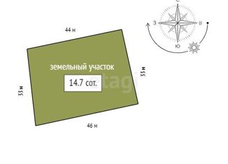 Продажа земельного участка, 14.7 сот., село Шуваево, улица Просвещения