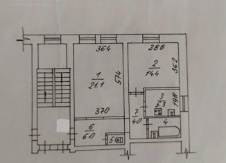 Продажа 2-ком. квартиры, 55.3 м2, Новосибирская область, Троллейная улица, 79