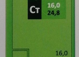 Квартира на продажу студия, 25 м2, Самара, Краснодонская улица, 8, метро Кировская