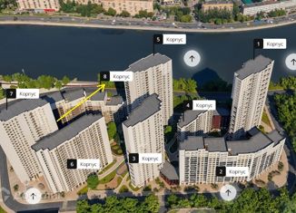 2-ком. квартира на продажу, 69 м2, Москва, Восточная улица, 4Ак6, ЖК Ривер Скай