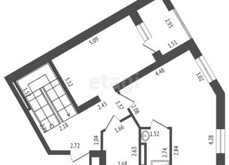 Продается 3-ком. квартира, 110.3 м2, Тюмень, ЖК Айвазовский, улица Пожарных и Спасателей, 5к1