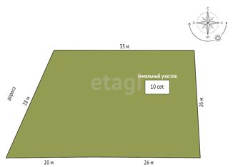 Продается земельный участок, 10 сот., деревня Субботина