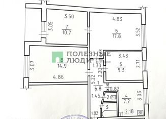 Продается четырехкомнатная квартира, 69.6 м2, Ижевск, улица 10 лет Октября, 7