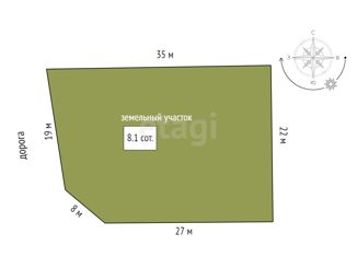 Продам участок, 8.1 сот., Добровское сельское поселение
