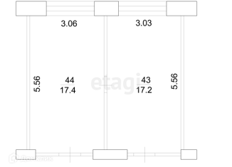 Продажа 2-ком. квартиры, 34.6 м2, Салават, улица Калинина, 47