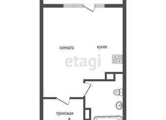 Продам квартиру студию, 26.2 м2, Екатеринбург, ЖК Мельница, улица Азина, 22/4