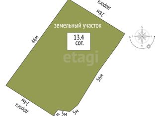 Продаю участок, 13.4 сот., Тюмень, Восточный округ, Таллинская улица