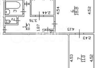 Продажа трехкомнатной квартиры, 56.7 м2, Санкт-Петербург, метро Комендантский проспект