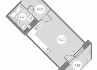 Продаю квартиру студию, 30.09 м2, Санкт-Петербург, Красносельский район, улица Маршала Захарова, 8