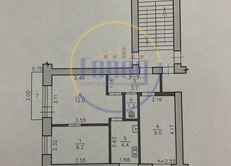 Продажа 3-комнатной квартиры, 38.5 м2, посёлок Лазурный, улица Ленина, 6