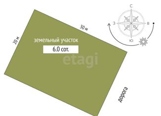 Участок на продажу, 6 сот., Зелёновское сельское поселение