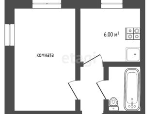 Продам однокомнатную квартиру, 31.6 м2, Самара, улица Стара-Загора, 67, метро Советская