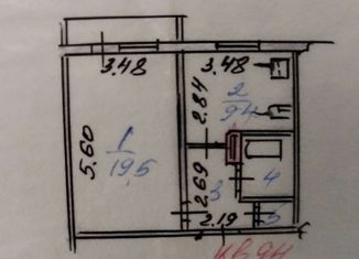 Продаю 1-комнатную квартиру, 40 м2, Тейково, 1-я Комовская улица, 6