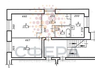 Продаю двухкомнатную квартиру, 54.2 м2, Новосибирск, Каунасская улица, 2, Каунасская улица