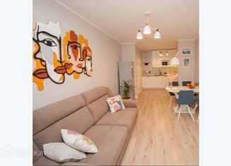 1-комнатная квартира на продажу, 40 м2, Краснодар, ЖК Акварели 2, Тепличная улица, 62/1к2