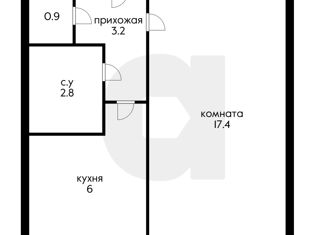 Продаю 1-ком. квартиру, 30.3 м2, Краснодар, Северная улица, Северная улица