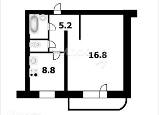 Продажа 1-комнатной квартиры, 31.7 м2, Новосибирск, Кировский район, улица Зорге, 88