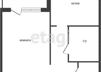 1-ком. квартира на продажу, 28.3 м2, Тобольск, 7-й микрорайон, 14